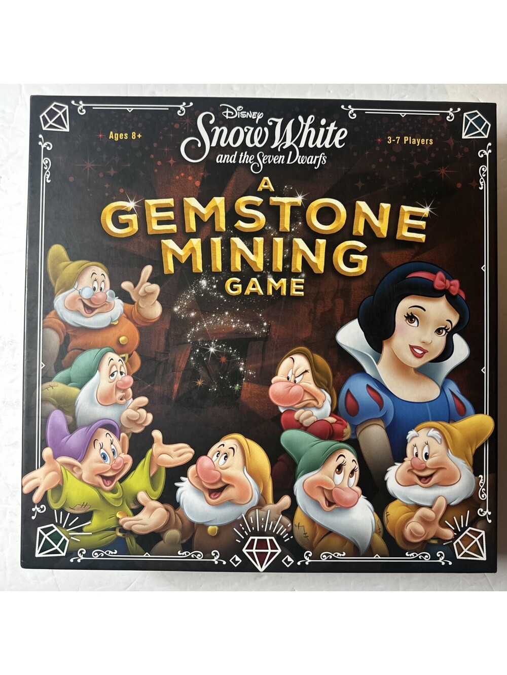 Disney Snow White Seven Dwarfs Gemstone Mining Board Game Complete USAoploy
